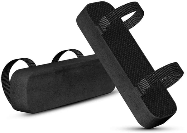 Vadderade armstöd / Armstödskuddar till stolar Black