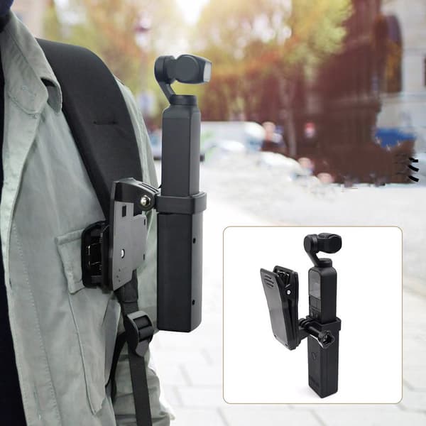 Yleiskiinnitysreppuklipsi DJI Osmo Pocketille Black