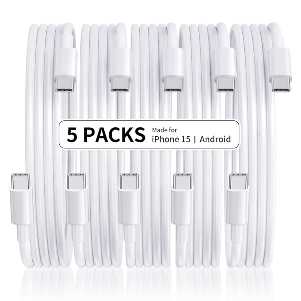 5 kpl 2M CTO C -datakaapeli, PD60W pikalatauskaapeli 5-pack M
