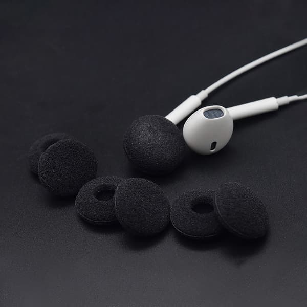 Puter for øreplugger, 5 par Black