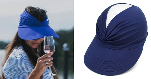 Solskärm / öppen solhatt DarkBlue
