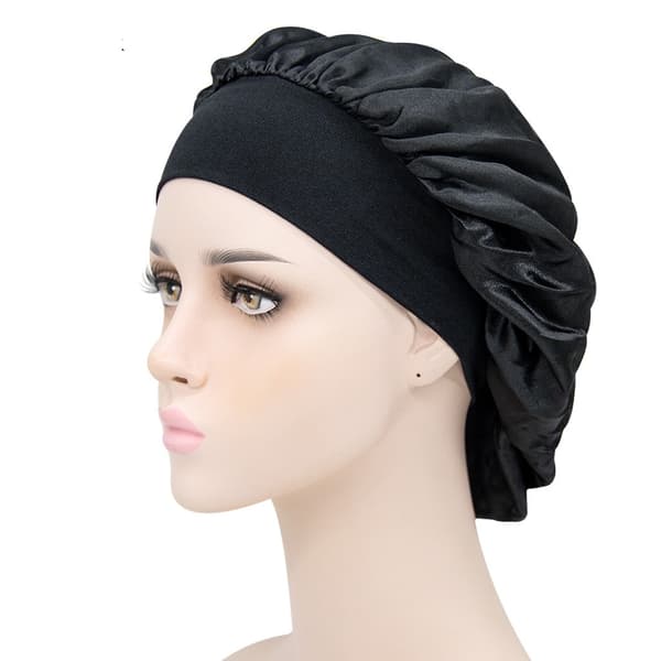 Sovehette i satin, 2-pakning MultiColor