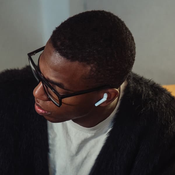 True Wireless Headphones t-Six White