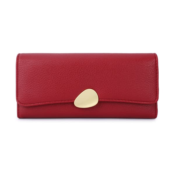 Trefoldet lommebok for kvinner Red