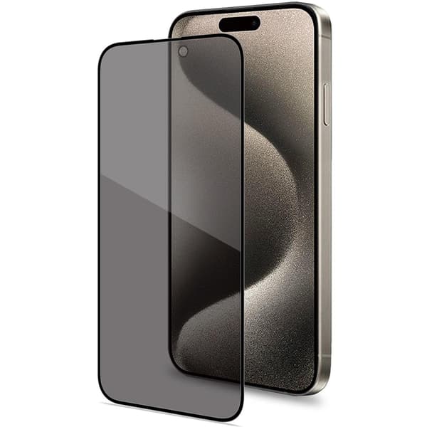 Privacy Screen Protector iPhone 16 i herdet glass