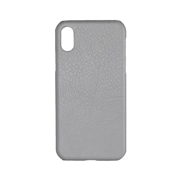Mobilcover Læder Grå - iPhone X / XS