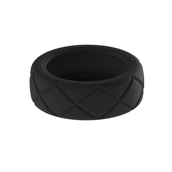 Ringbeskyttelse til Oura Ring Gen 3 - Gennemsigtig silikonebeskyttelse til smart ring Black M