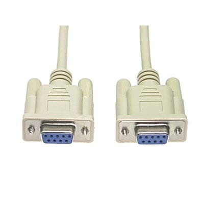 Modem cable DB9 female-female 2m