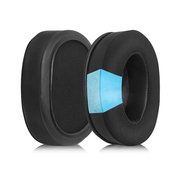 Svarta Gel Öronkuddar för Logitech G PRO X - Set om 2