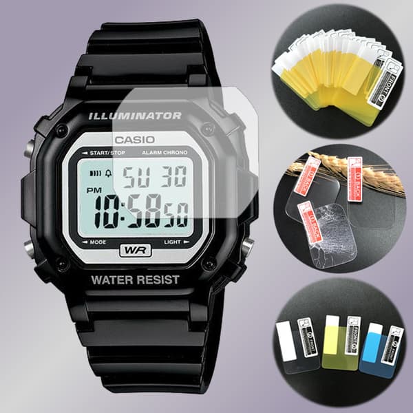Kirkkaat näytönsuojat Casio A700 -kelloon (2 kpl)