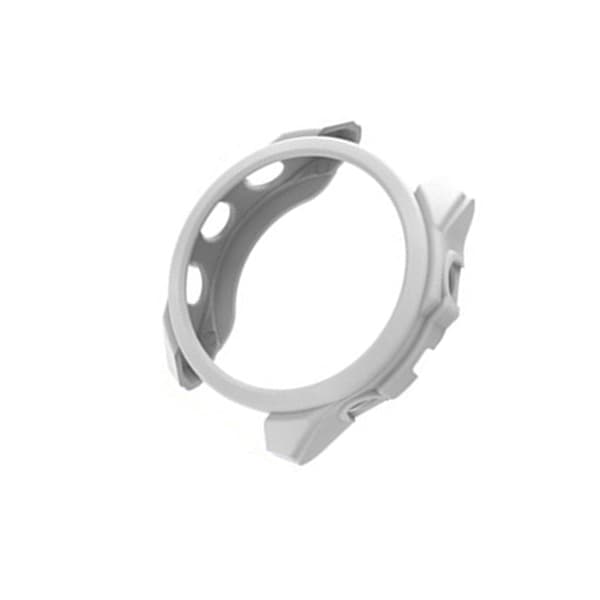 TPU-etui med hvidt lædertekstur til Garmin Forerunner 965