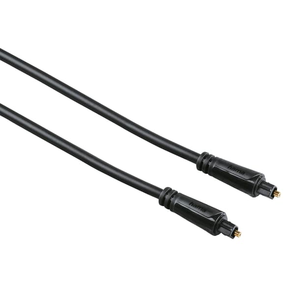 HAMA Kabel Audio Optisk Gull Svart 3m