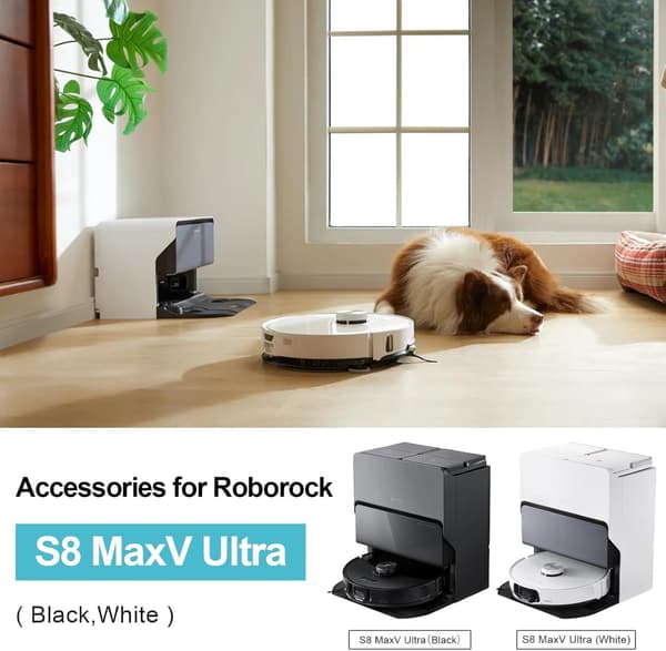 Tilbehør til Roborock S8 MaxV Ultra - Børster, filtre, mopper