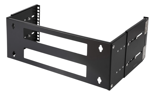19" wall mount adjustable depth, 4U, 25kg load, steel