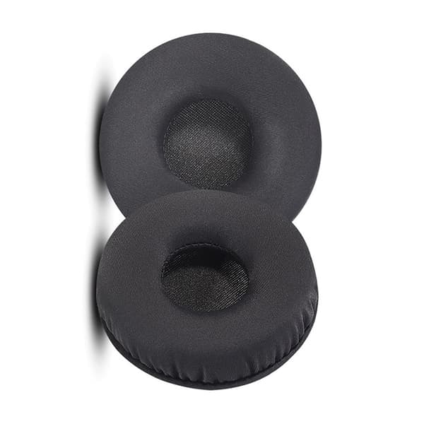 Utskiftbare øreputer for Sony WH-CH520 hodetelefoner - Isilkestoff (7CM) Black