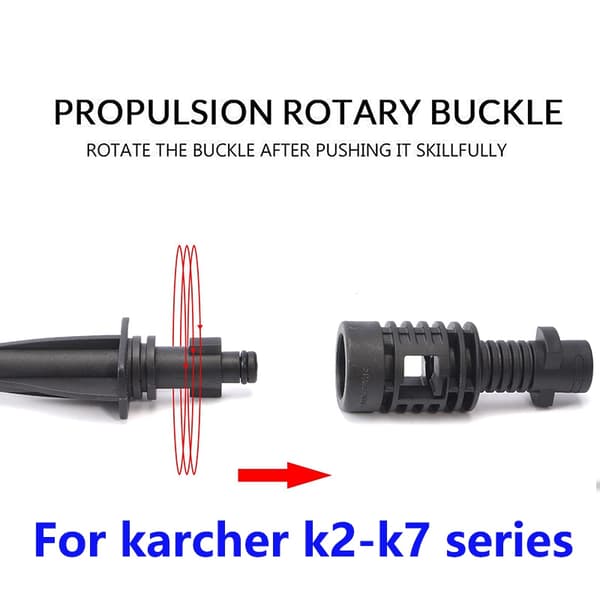 Roterbart Spolrör för Elektrisk Högtryckstvätt Black Karcher K2/K3/K4/K5/K6/K7