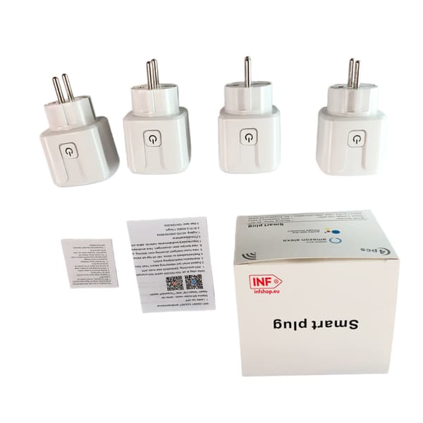 Smart Plug Wifi kaukosäädin 4 kpl 16A