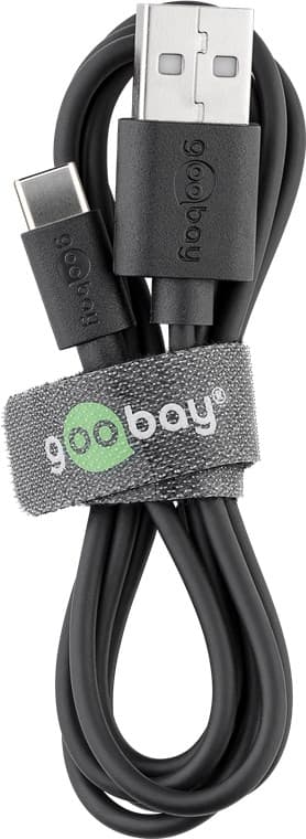 USB-C™ laddnings- och synkroniseringskabel (USB-A > USB-C™)