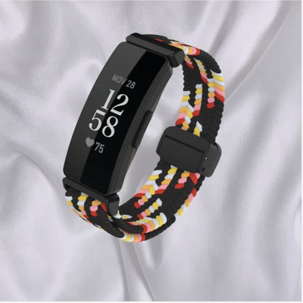 Nylon klokkerem til Fitbit Inspire 3 MultiColor