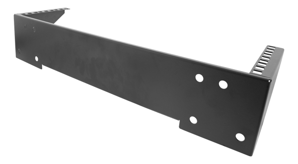19" Vertical wall bracket, 3U, max 60kg, steel construction