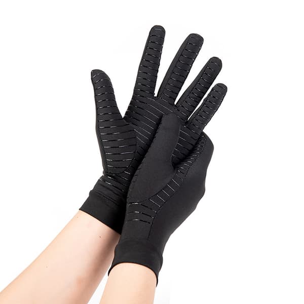 Kobberfiber cykelhandsker - Fuldfinger Touchscreen M