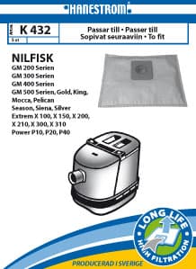 Vacuum cleaner bags K432