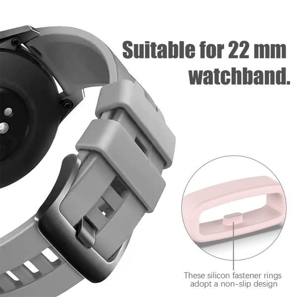Ögla för 22 mm klockarmband 10-pack Pink