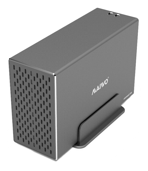 External HDD enclosure, USB 3.0, 3.5" HDD, USB-A, black