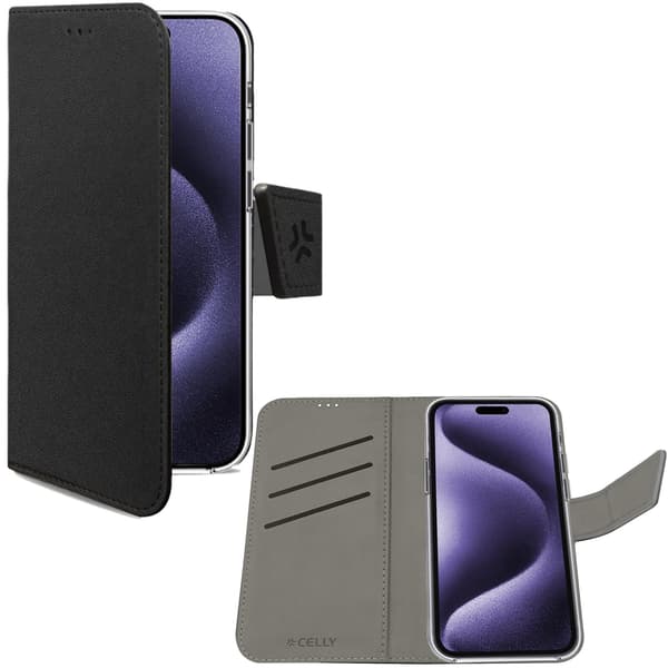 Wally Wallet Case iPhone 16 Pro Max Sort
