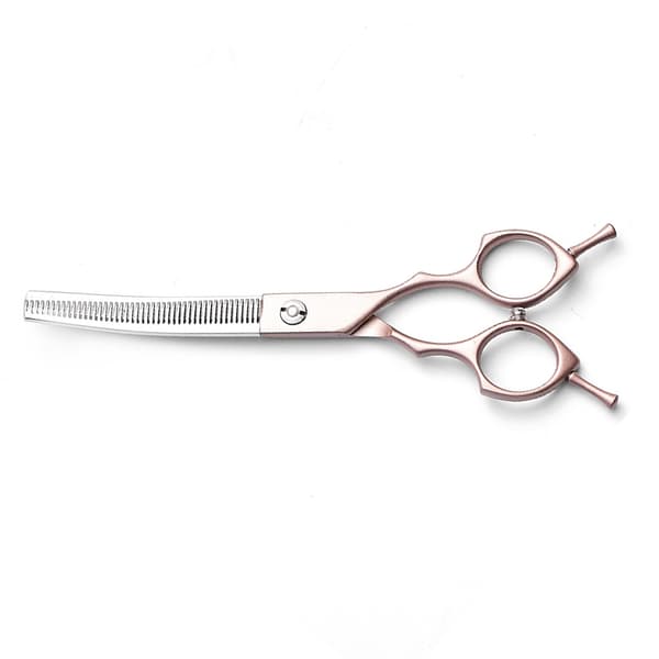 Husdjurssax 6,5 tum - Silver Curved tooth scissors