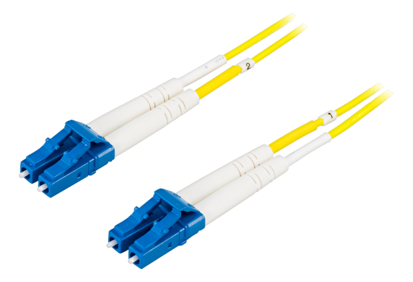 OS2 Fiber cable, LC - LC, duplex, singlemode, 20m