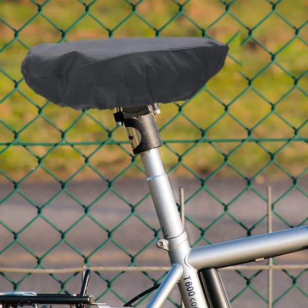 Vandtæt sadelbetræk til cykel Sort