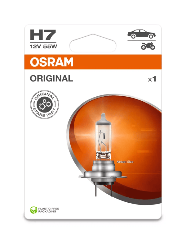 H7 55W 12V PX26D BLI1