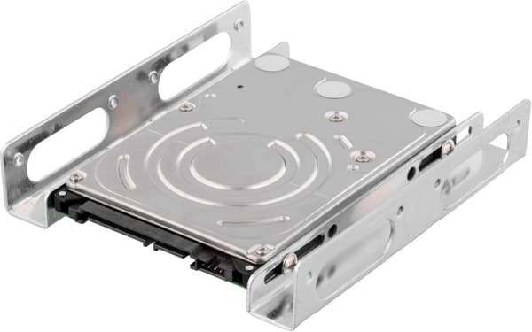 Mounting angles for 2.5" hard drive in 3.5" space
