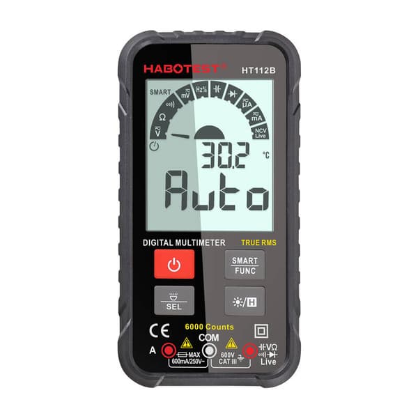 True RMS Digital Universal Multimeter Habotest HT112B