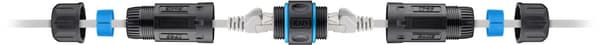 Outdoor (IP68) RJ45 modulbaseret tilkobling/forbindelse, CAT 6A