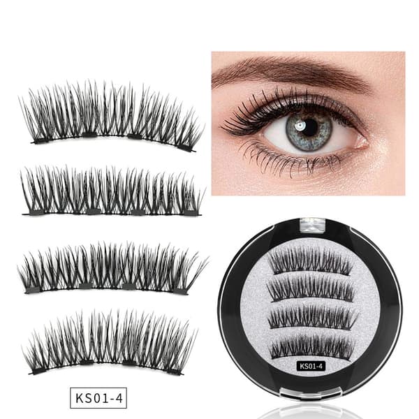 Magnetiske øjenvipper med applikator Model 2