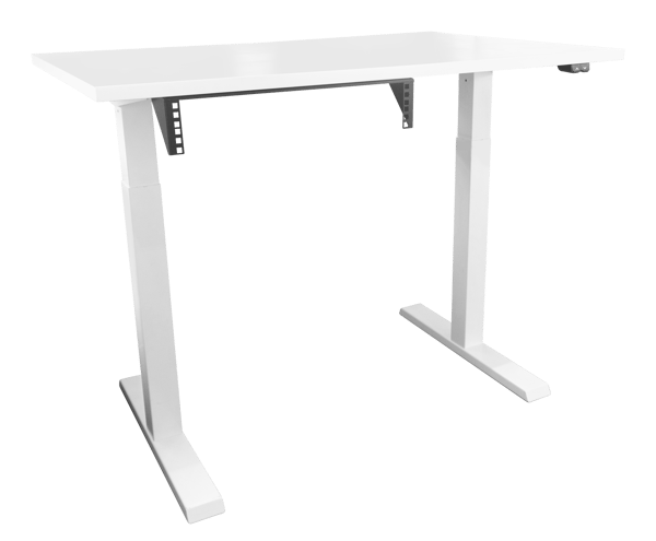 19" Vertical wall bracket, 2U, max 60kg, steel construction