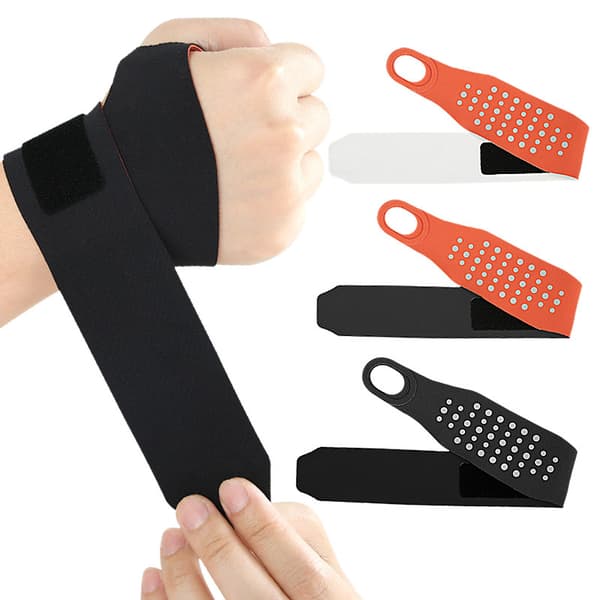 Justerbar håndledsstøtte / tommelfingerstøtte Black
