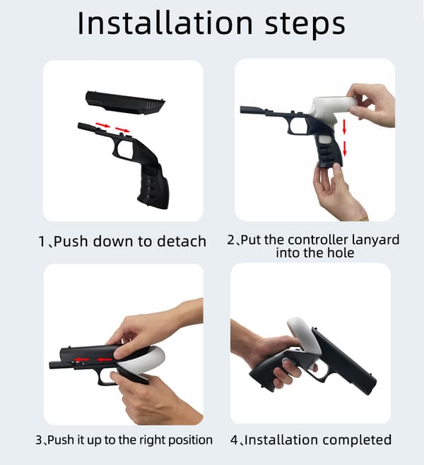 Game Grip til Oculus Quest 2 VR-controllere