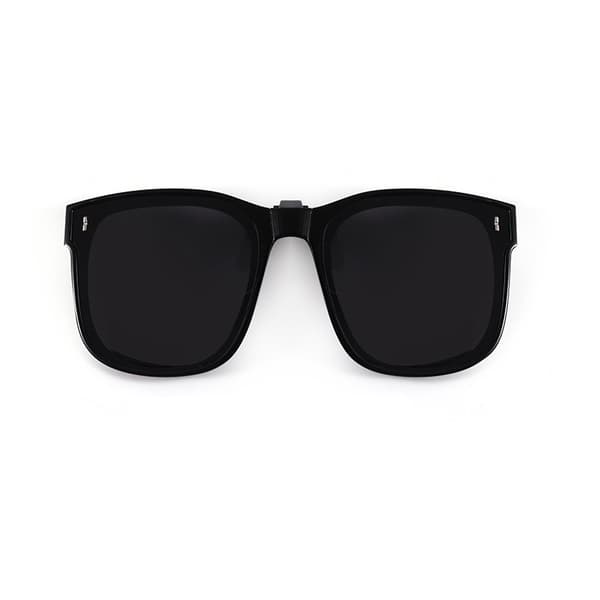 Vikbara Polariserade Clip-on Solglasögon - Ultimat UV400 Skydd Black
