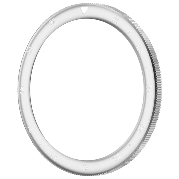 Urramme i rustfrit stål til Xiaomi Watch S4/S3 Dual time zone silver-white