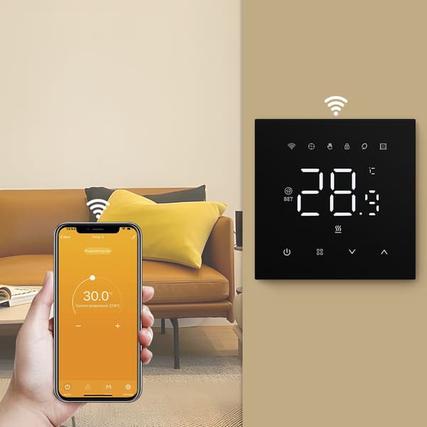 Smart WiFi Termostat til Elektrisk Gulvvarme