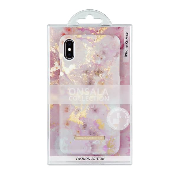 Mobilskal Soft RoseGold Marble - iPhone XS Max