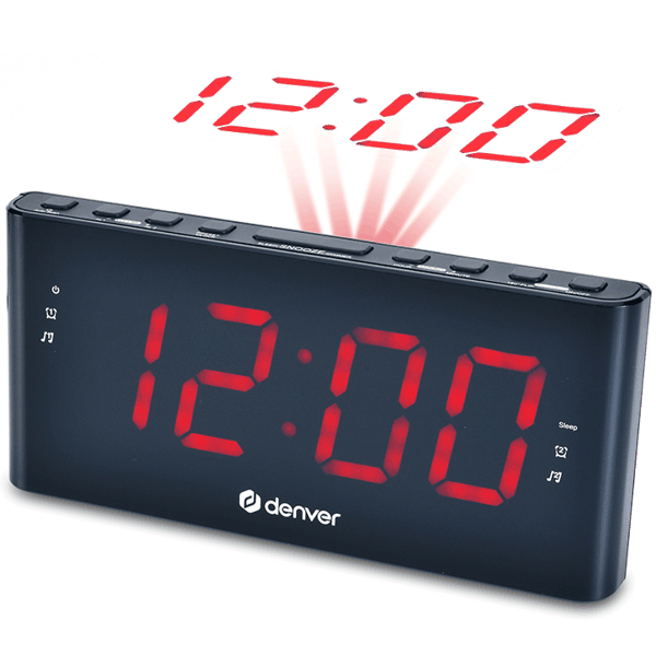 Klockradio Projektion Dubbla alarm CPR-710