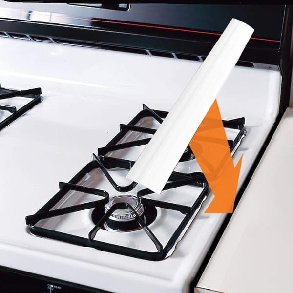 Tetningslist for komfyr, 61,5 cm, 2-pakning White