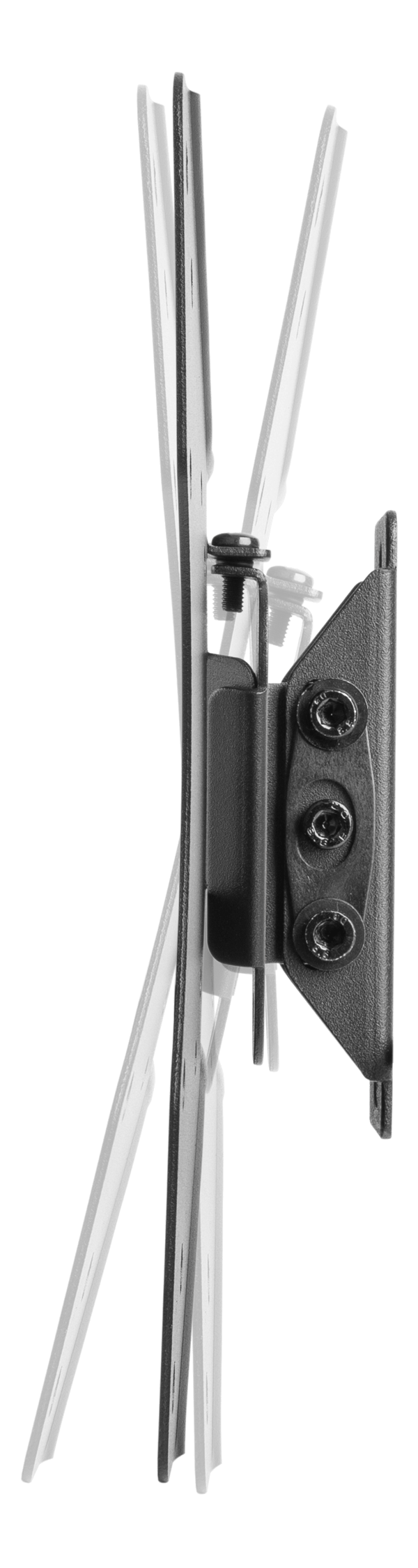 Compact slim tilt wall mount, 23"-42", 25 kg, black