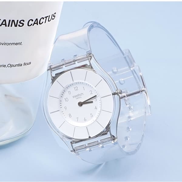 PVC Udskiftningsurrem til Swatch Transparent 19 mm