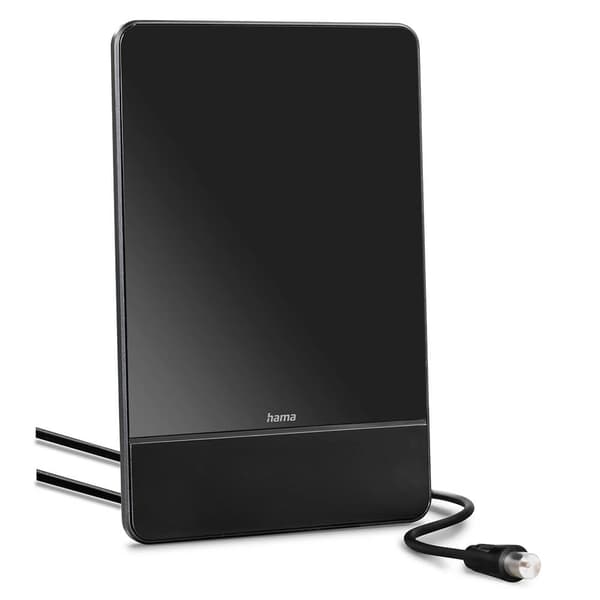 Inomhusantenn Pro 45 DAB+/DAB/DVB-T2/FM Flat Svart