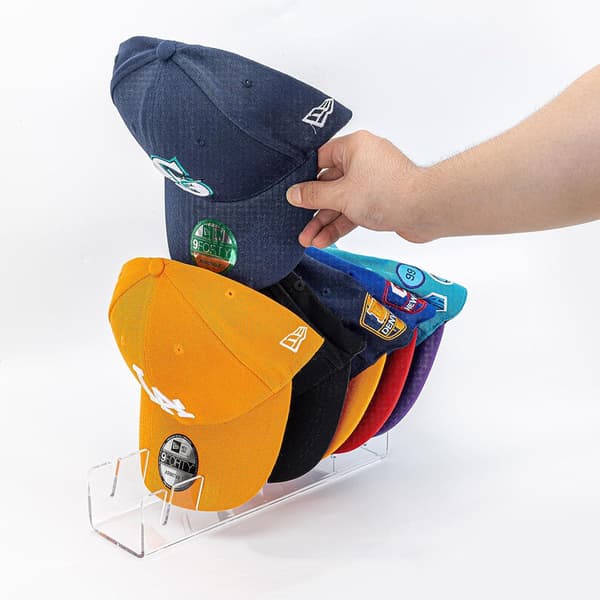 Baseballkasket-organisator, 2-pak Transparent